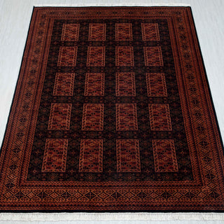8x10 Herati Traditional Bokhara Wool Rug | Silky Feel Handwoven Rug