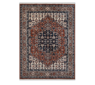 Ember 8x10 Persian Heriz Inspired Wool Rug