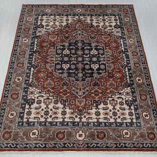 Ember 8x10 Persian Heriz Inspired Wool Rug