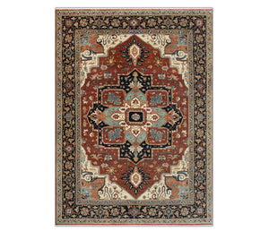 9x12 New Heriz Serapi Super Fine Knotted Persian Wool Rug