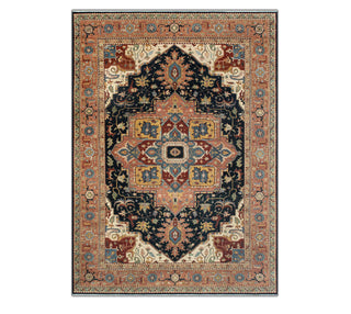 10x14 Black Large Area Persian Serapi Wool Rug
