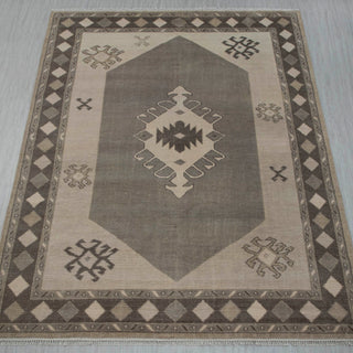 9x12 Distressed Hand Knotted Trible Rug