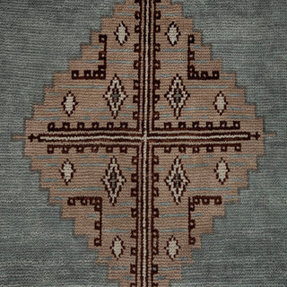 Hand Knotted 6x9 Muted Medallion Serapi Woolen Rug