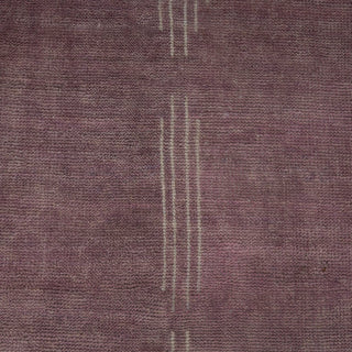 Dusty Mauve 8x10 Geometric Trible Wool Rug