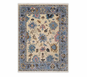 Miles Hand Modern Turkish Oushak Handmade Wool Rug