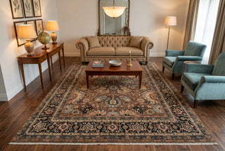 Sienna 8x10 Super Fine Brown Persian Ziegler Rug