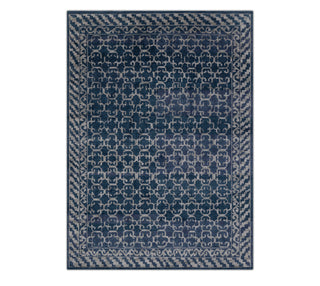Meridian 8x10 Navy Hand-Knotted Wool Area Rug