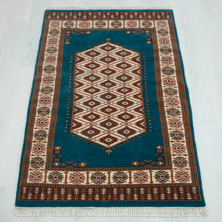 Corinth 3x5 Tribal Oriental Woolen Hand Knotted Rug
