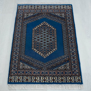 Meridian 3x5 Bokhara Fine Hand Knotted Weave Rug