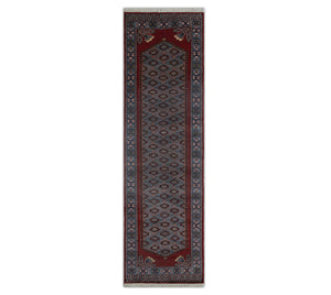 Meridian 2.6x10 Bokhara Runner/ Hallway Persian Rug