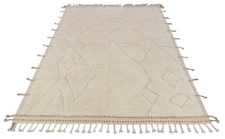 Zahara Ivory Moroccan Beni Ourain Rug
