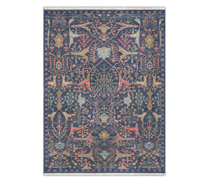 Orchard 6x9 Navy Persian Bidjar Style Wool Rug