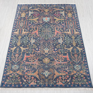 Orchard 6x9 Navy Persian Bidjar Style Wool Rug