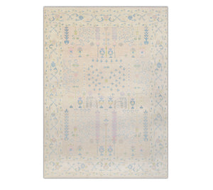 Mindy Soft Pink Tree Of Life Modern Turkish Oushak Rug