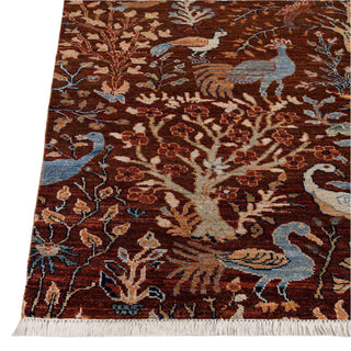 The Peacock Garden Hand-Knotted Wool Rug