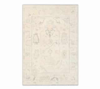 Betsy Ivory Turkish Oushak Hand Knotted Wool Rug