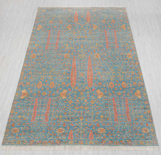 Aethel - 6x9 Hand Knotted Tree of Life Fine Wool Rug