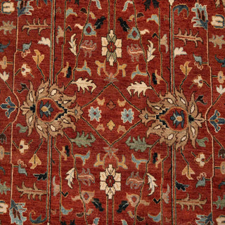 Ramin 8x10 Traditional Persian Tabriz Red Wool Hand Knotted Area Rug