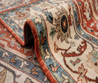 Ramin 8x10 Traditional Persian Tabriz Red Wool Hand Knotted Area Rug