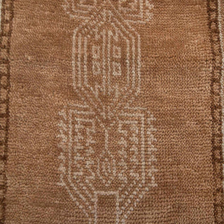 Sienna Brown Earth Tone Wool Runner Rug