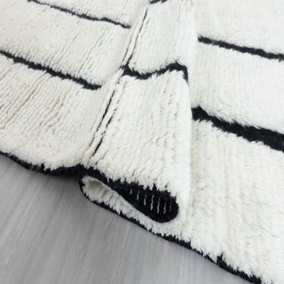 Taylor Ivory Double Border Beni Ourain Moroccan Wool Rug