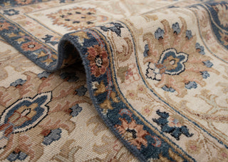 Nain 8x10 Persian Ziegler Fine Weave Navy Wool Rug