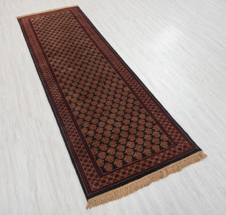 Herati Senneh Weave Silky Runner Rug
