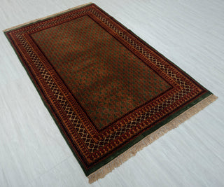 Herati Persian Baluch 4x6 Silky Feel Wool Rug