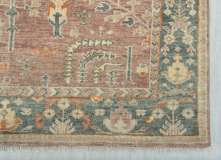 Meadow 8x10 Pink Gay Hand knotted Tree of Life Oushak Wool Rug