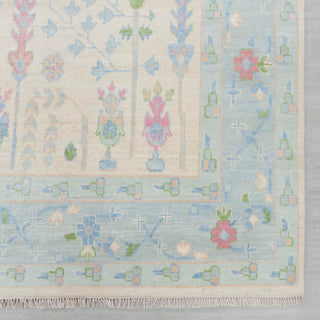 Mallory Cream Garden Tree Of Life Modern Oushak Rug