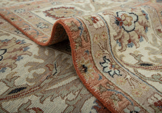 Herati 8x10 Terracotta Motifs Floral Wool Rug