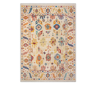 Merrakesh 10x14 Ivory Turkish Oushak Hand Knotted Wool Rug