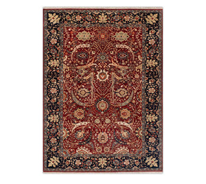 Rubicon Crimson Persian Elegance 6x9 Wool Rug