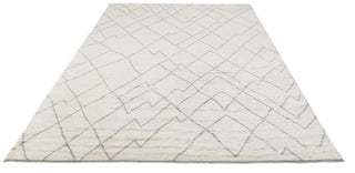 Frazier 12x15 Ivory Beni Moroccan Wool Rug