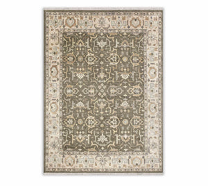 Jason Olive Green 8x10 Persian Style Traditional Oushak Rug