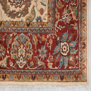Aurelius 9x12  Floral Ivory Persian Wool Rug