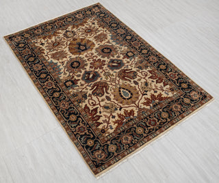 Nain 4x6 Persian Ziegler Floral Motifs All Over Rug