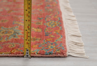 Valeria -Coral Red Persian Garden 6x9 Wool Area Rug