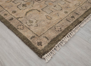 8x10 Olive Gray Classic Persian Style Wool Rug