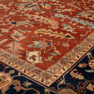 10X14 Red Persian Rezas Fine Quality Hand Knotted Rug