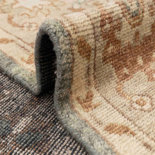 Perlman 9x12 Large Area Olive Green Handmade Modern Sultanabad Style