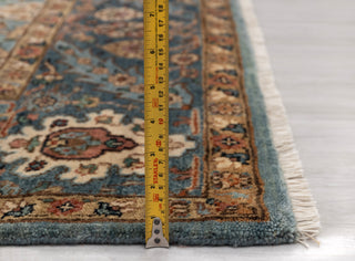 Azurine 6x9 Blue Gray Persian Handmade Wool  Rug