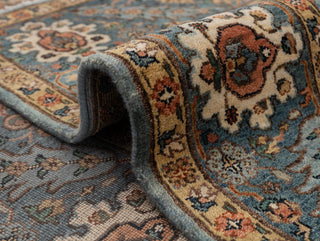 Azurine 6x9 Blue Gray Persian Handmade Wool  Rug