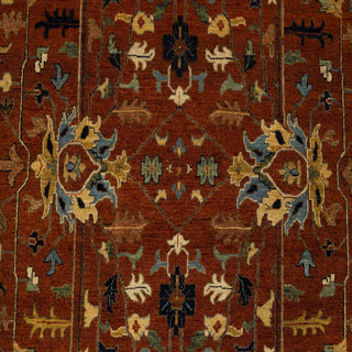 Tabriz 9x12 Authentic rust Persian Tabriz Reproduction Rug