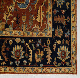 Tabriz 9x12 Authentic rust Persian Tabriz Reproduction Rug