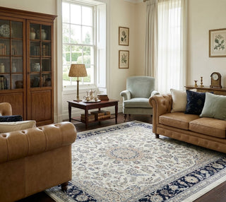 Classic Medallion Wool & Silk Rug