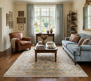 German 10x14 Beige Taupe Neutral Look Handmade Oushak Rug