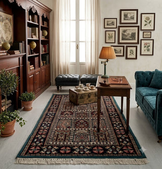 Zenith 2.6x4 Caucasian Fine Weave Traditional Wool Rug