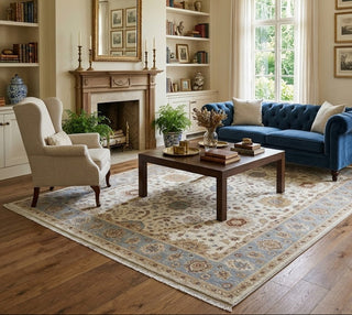 Serenity 9x12 Persion Inspired Wool Rug