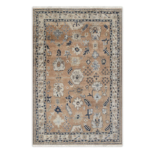 9x12 Brown Turkish Oushak Hand Made Wool  Rug